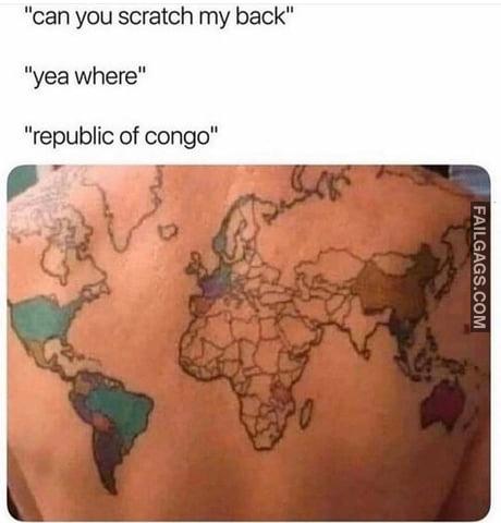 Can You Scratch My Back Yea Where Republic of Congo Meme