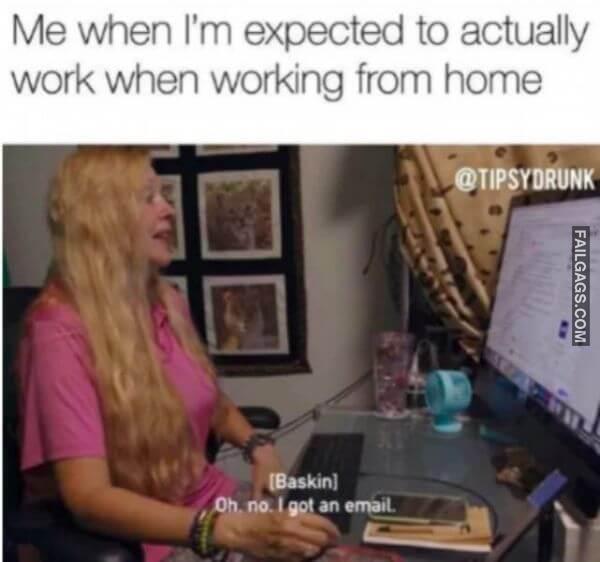 funny Work From Home Memes 15