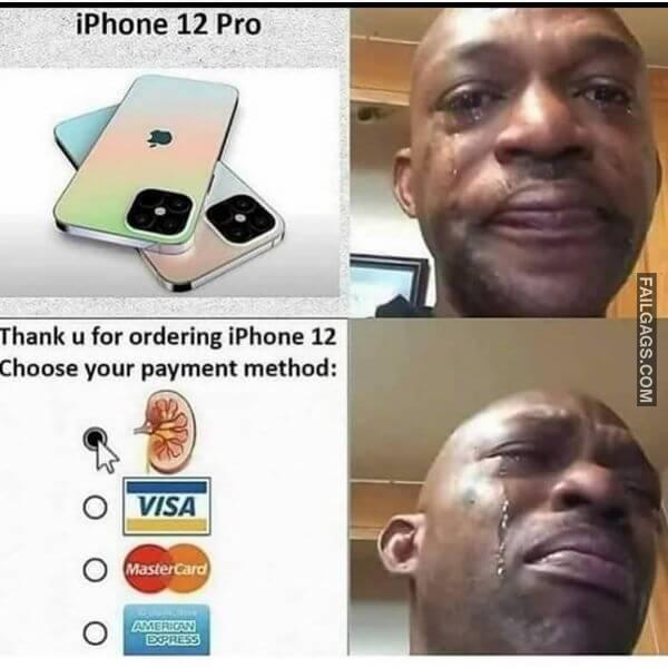Iphone 12 Payment Method Meme
