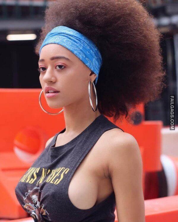 cute busty girls braless showing big tits 12