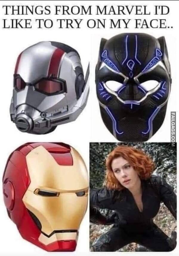 Things From Marvel Id Like to Try on My Face Adult Memes