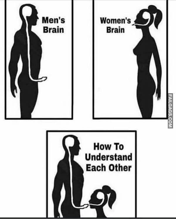 Mens Brain Womens Brain How to Understand Each Other Dirty Memes