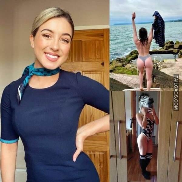 Hot Flight Attendants Showing Perfect Body 7
