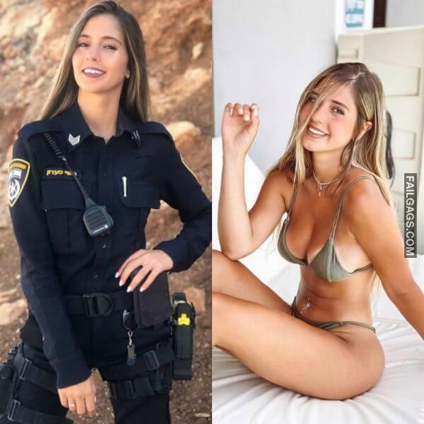 Hot Military Women in and Out Uniforms 10