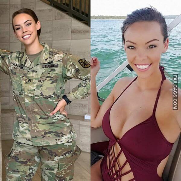 Hot Military Women in and Out Uniforms 6