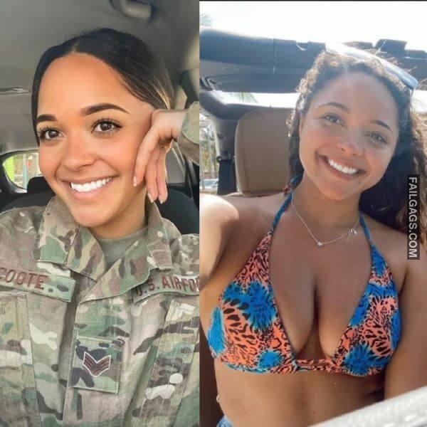 Hot Military Women in and Out Uniforms 9