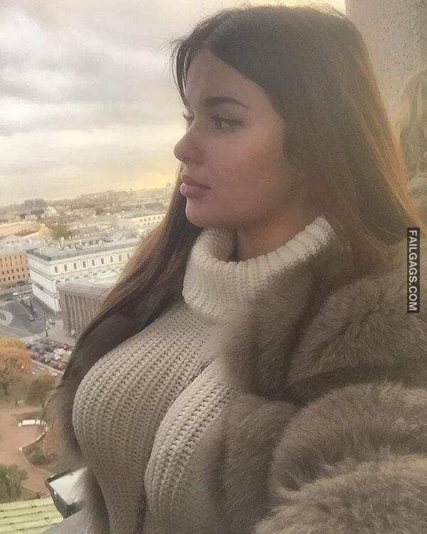 Sexy Busty Girls in Sweater Showing Big Boobs 11