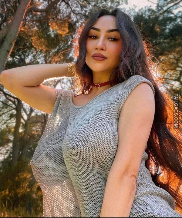 Sexy Busty Girls in Sweater Showing Big Boobs 5