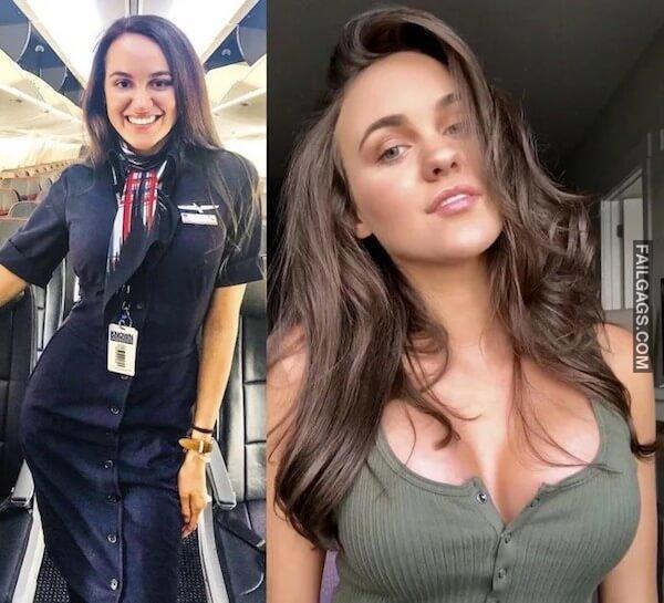 Hot Flight Attendants With Big Boobs 9
