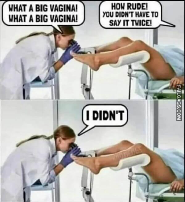 What a Big Vagina What a Big Vagina How Rude You Didnt Have to Say It Twice I Dont Adult Memes