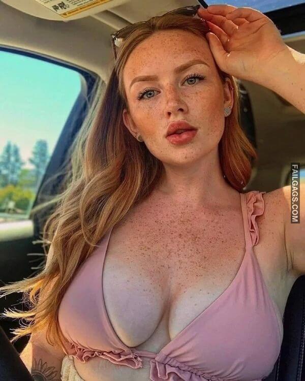 Sexy Busty Girls Taking Car Selfie 6