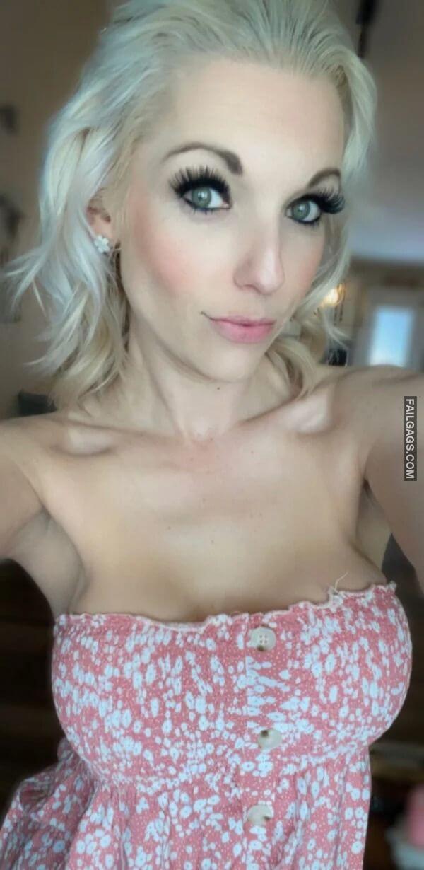 Sexy Busty Girls in Sundress Showing Deep Cleavage 10