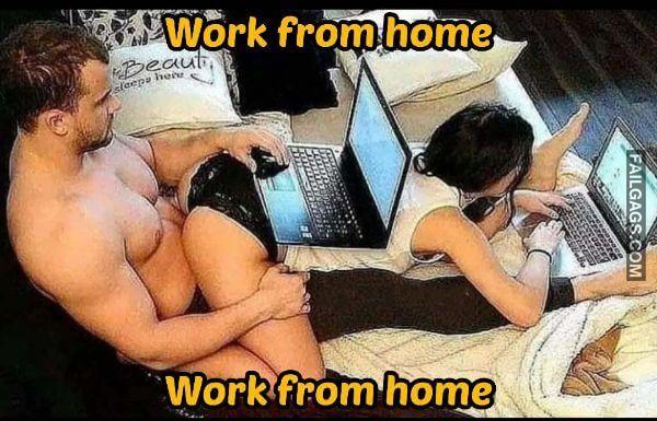 Work From Home Funny Adult Memes