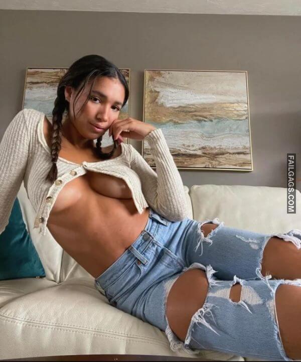 Hot Busty Girls Braless Showing Big Boobs 11