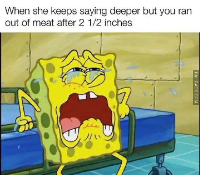 When She Keeps Saying Deeper but You Ran Out of Meat After 2 12 Inches Dirty Memes